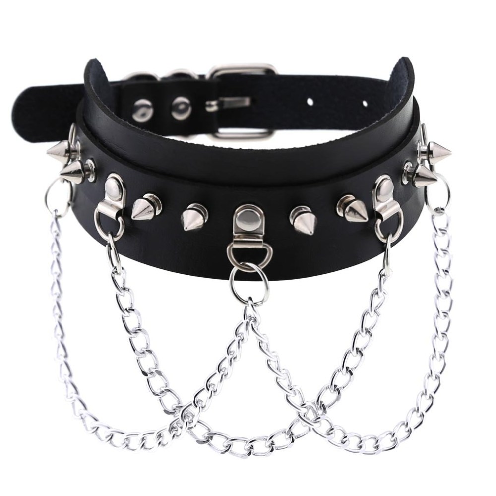 Bullet 69 - Chain Choker - Zwart/Zwart